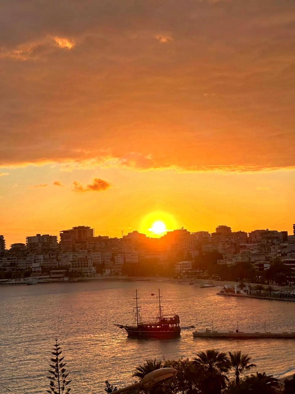 Appartamento Vista Mozzafiato Sarandë Esterno foto