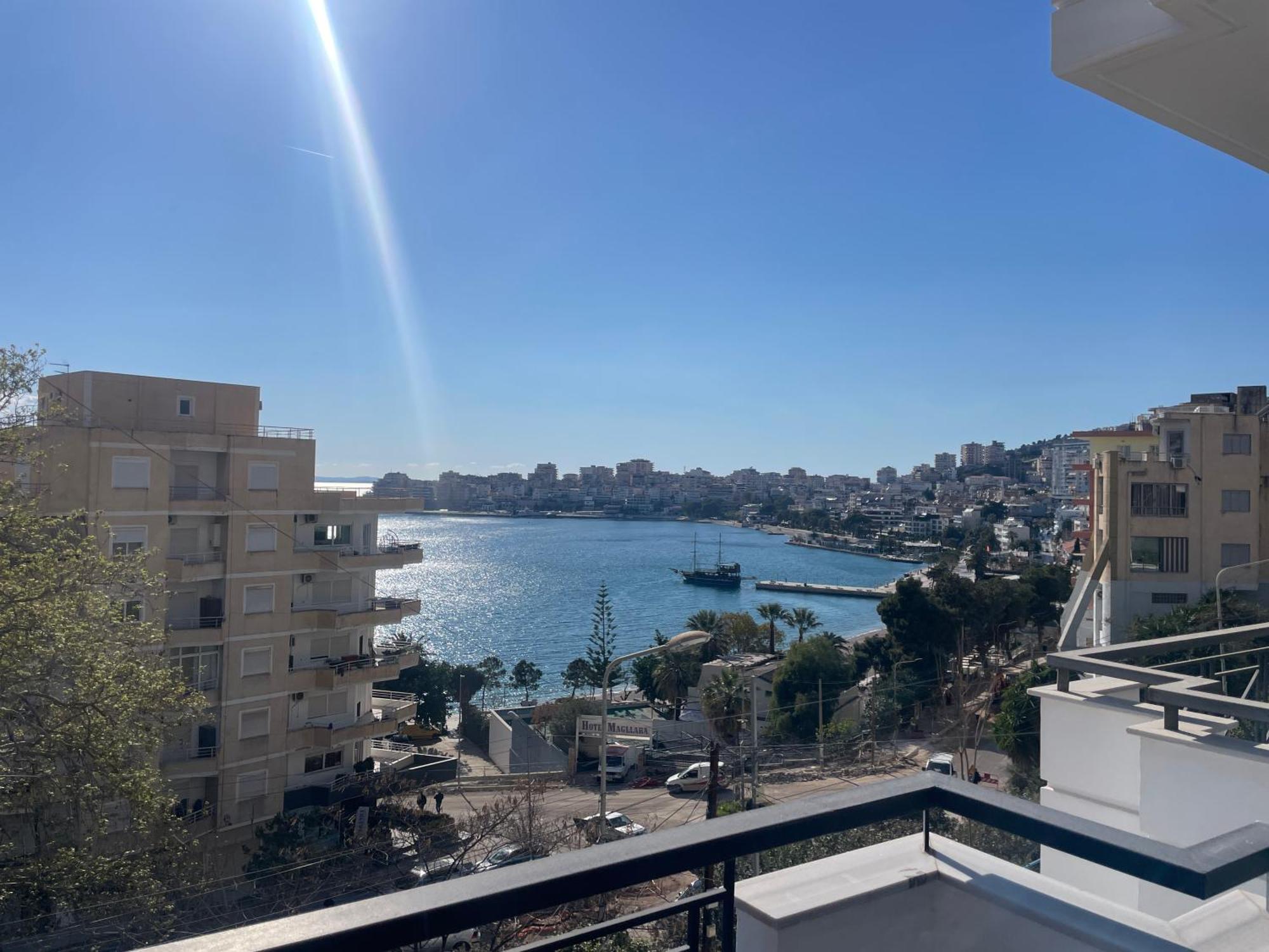 Appartamento Vista Mozzafiato Sarandë Esterno foto