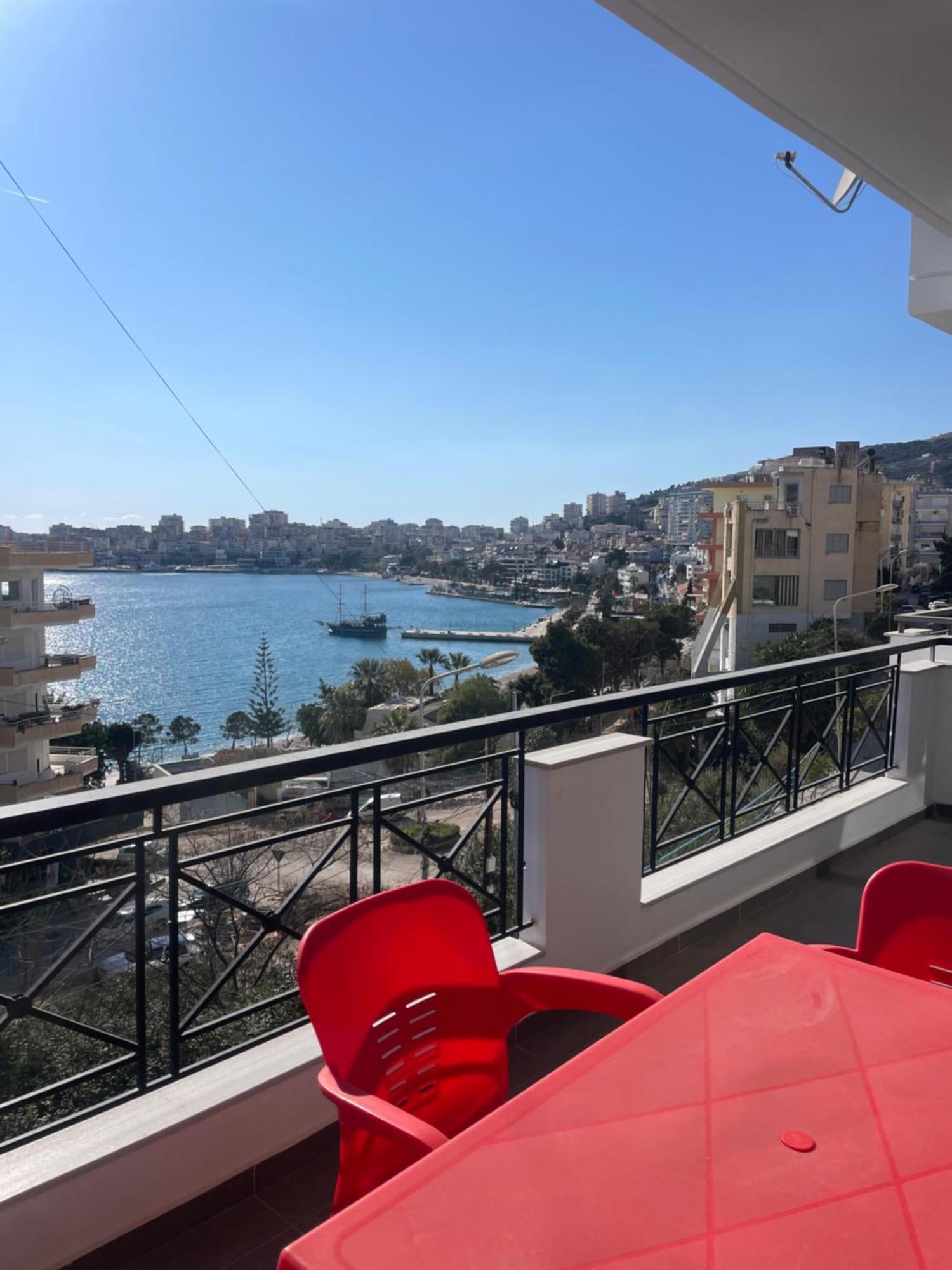 Appartamento Vista Mozzafiato Sarandë Esterno foto